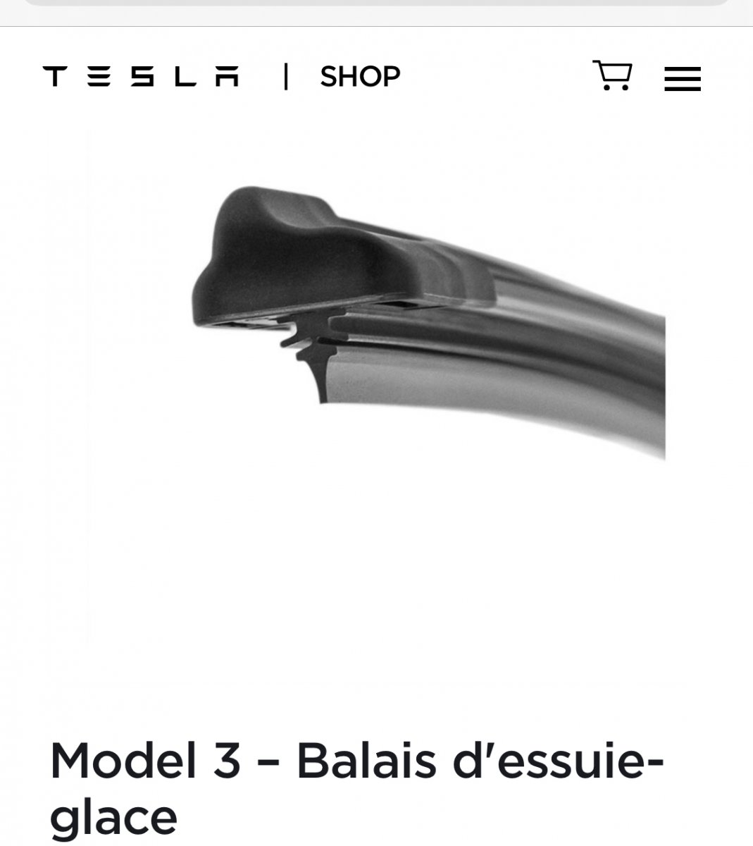 Balais d'essuie-glace pour la M3 ? - Page 3 - Tesla Model 3 - Forum  Automobile Propre