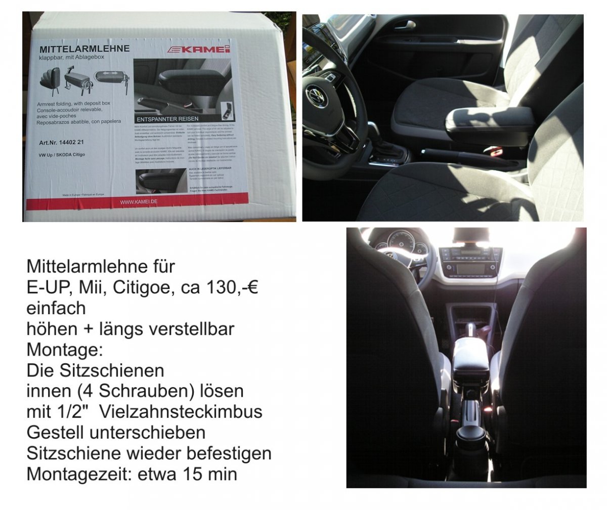accoudoir - Volkswagen e-UP / Seat Mii / Skoda Citigo - Forum Automobile  Propre