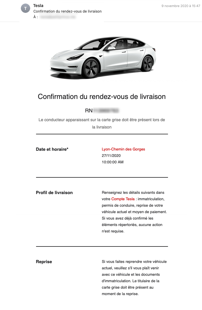 Votre Tesla Model 3 désactive automatiquement le clignotant