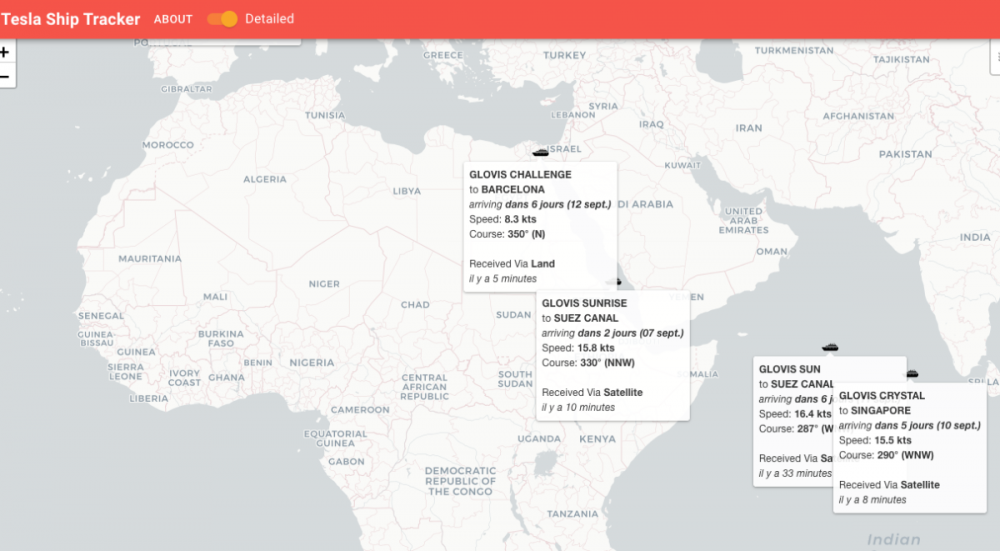 TESLA TRACKER